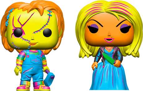 Funko POP! Chucky & Tiffany (Black Light) - Limited Edition Hot Topic Exclusive