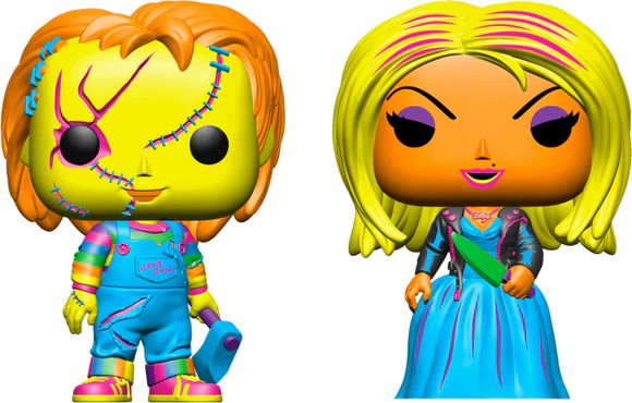 Funko POP! Chucky & Tiffany (Black Light) - Limited Edition Hot Topic Exclusive