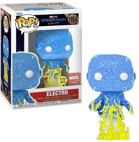 Funko POP! Electro (Glow) - Limited Edition Marvel Collector Corps Exclusive