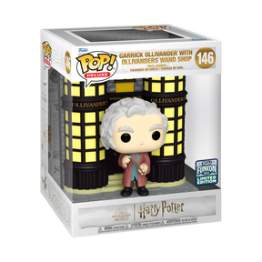 Funko POP! Garrick Ollivander with Ollivanders Wand Shop - Limited Edition 2022 Funkon Exclusive