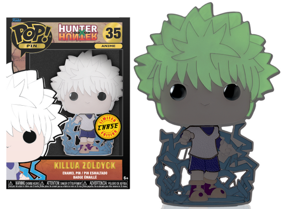 Funko POP! Killua Zoldyck (Glow) (Pin) - Limited Edition Chase