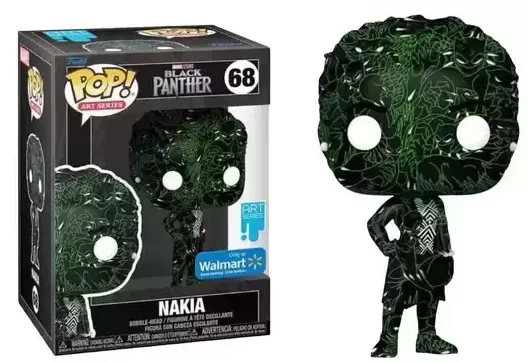 Funko POP! Nakia (Art Series) - Limited Edition Walmart Exclusive