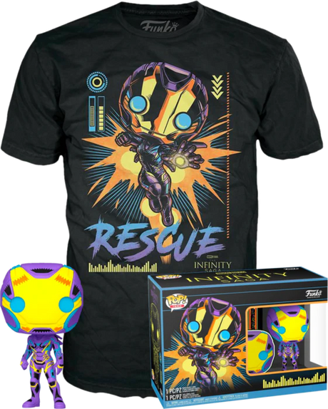Funko POP! Rescue (with Shirt L) (Black Light) - Limited Edition Special Edition Exclusive