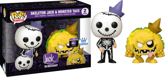 Funko POP! Skeleton Jack & Monster Taco - Limited Edition Funko Shop Exclusive