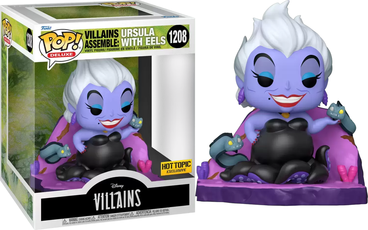 Funko POP! Villains Assemble: Ursula With Eels - Limited Edition Hot Topic Exclusive