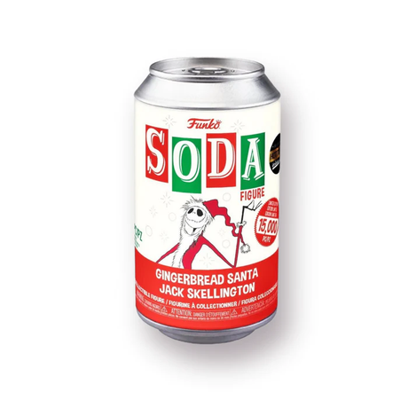 Funko Soda! Gingerbread Santa Jack Skellington - Limited Edition Hot Topic Exclusive