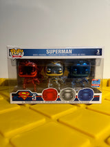 Funko POP! Superman (3-Pack) - Limited Edition 2018 NYCC Exclusive
