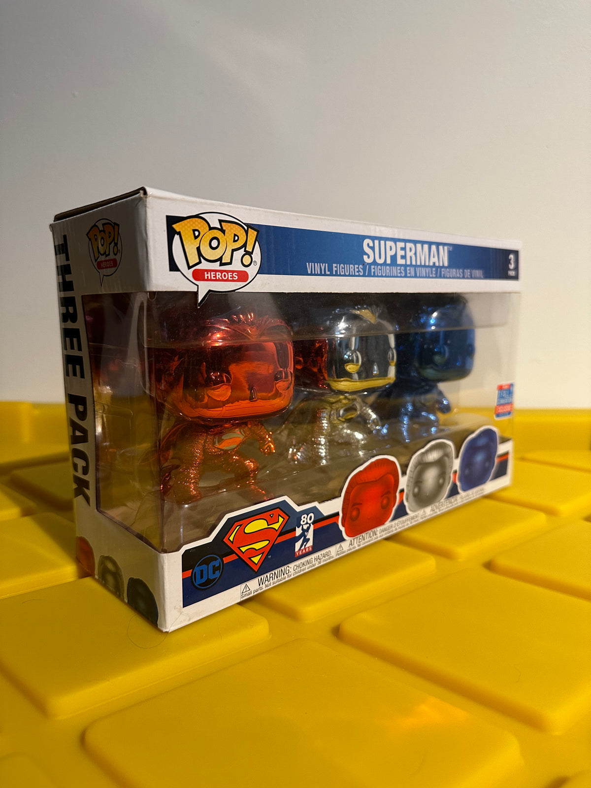 Funko POP! Superman (3-Pack) - Limited Edition 2018 NYCC Exclusive