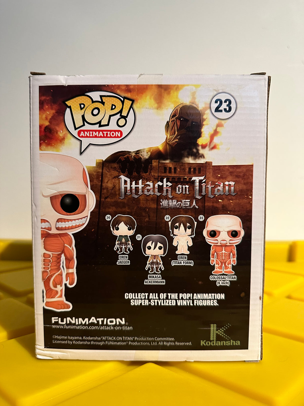 Funko POP! 6" Colossal Titan (Black & White) - Limited Edition HMV Exclusive