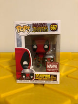 Funko POP! Deadpool With Headpool - Limited Edition Marvel Collectors Corps Exclusive