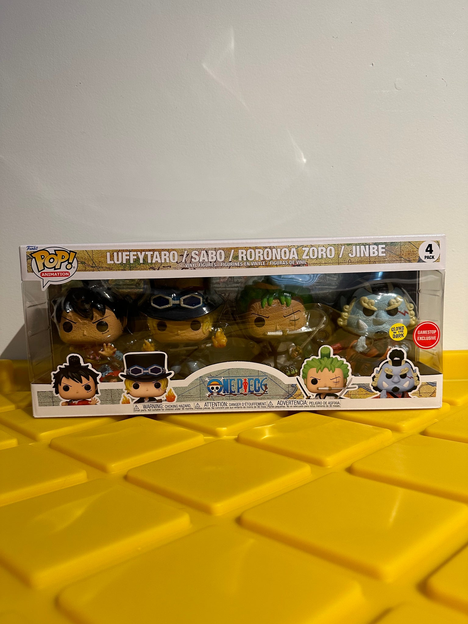 Funko POP! One Piece Luffytaro, Sabo, Roronoa Zoro, and Jinbe Vinyl Figure  Set 4-Pack GameStop Exclusive