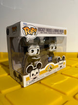 Funko POP! Mickey Mouse & Minnie Mouse (2-Pack) - Limited Edition 2022 D23 Expo Exclusive