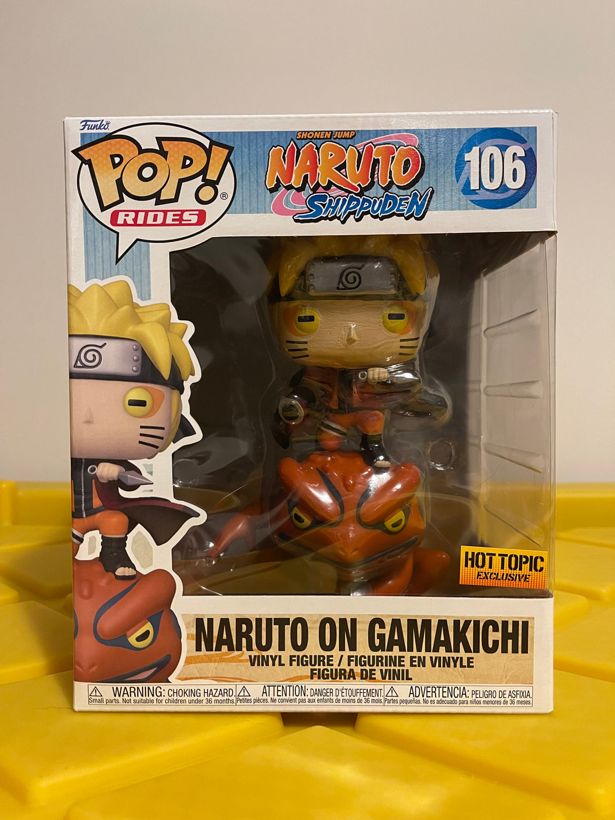 Funko POP! Naruto on Gamakichi (Rides) - Limited Edition Hot Topic Exclusive