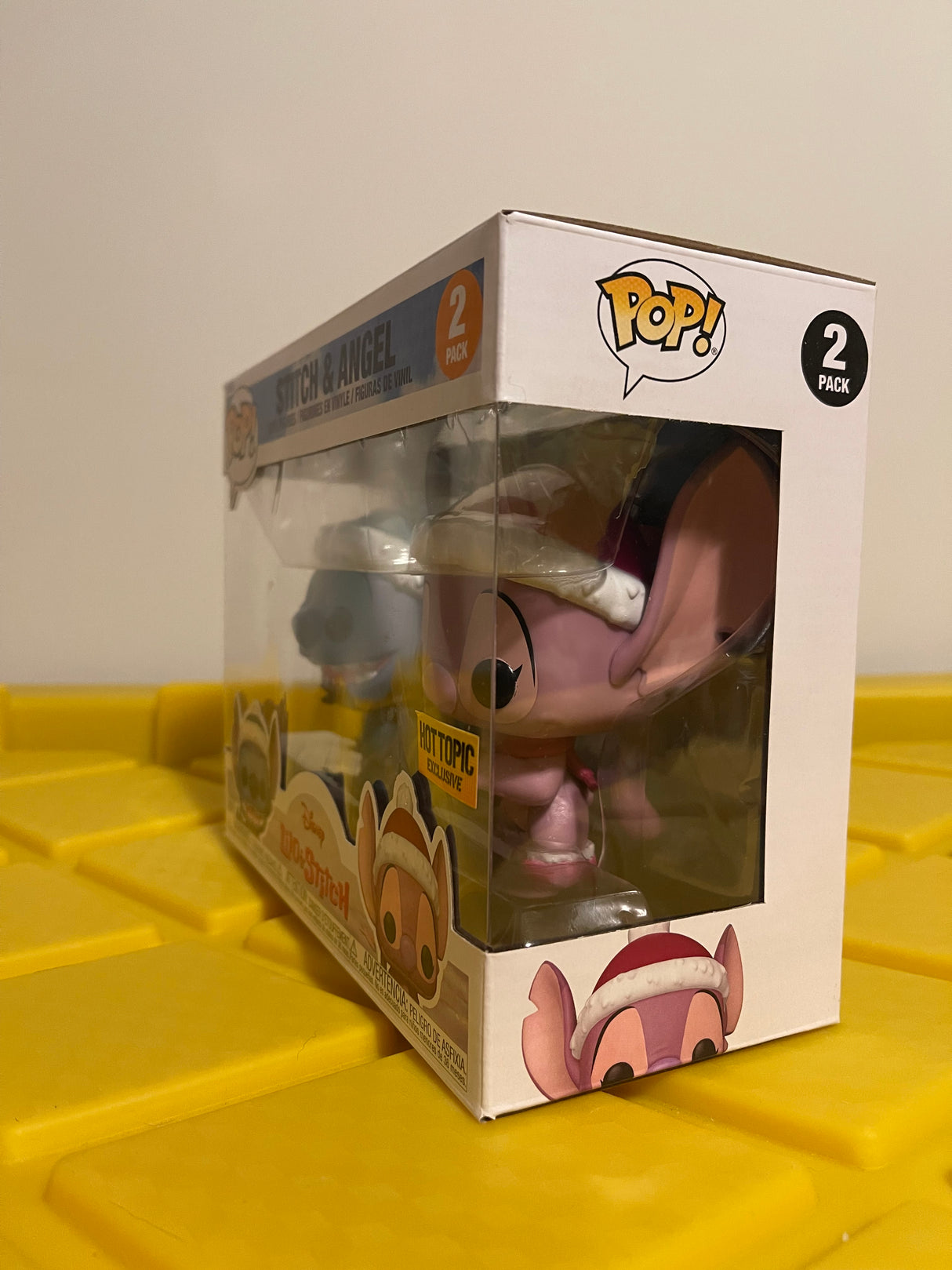 Funko POP! Stitch & Angel (Winter) (2-Pack) - Limited Edition Hot Topic Exclusive