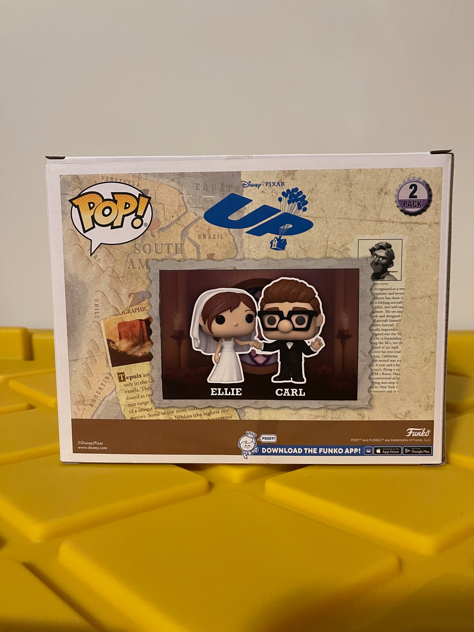 Funko Pop Disney Pixar Up Carl And Ellie Wedding 2 Pack - Pop in a Box  Exclusive