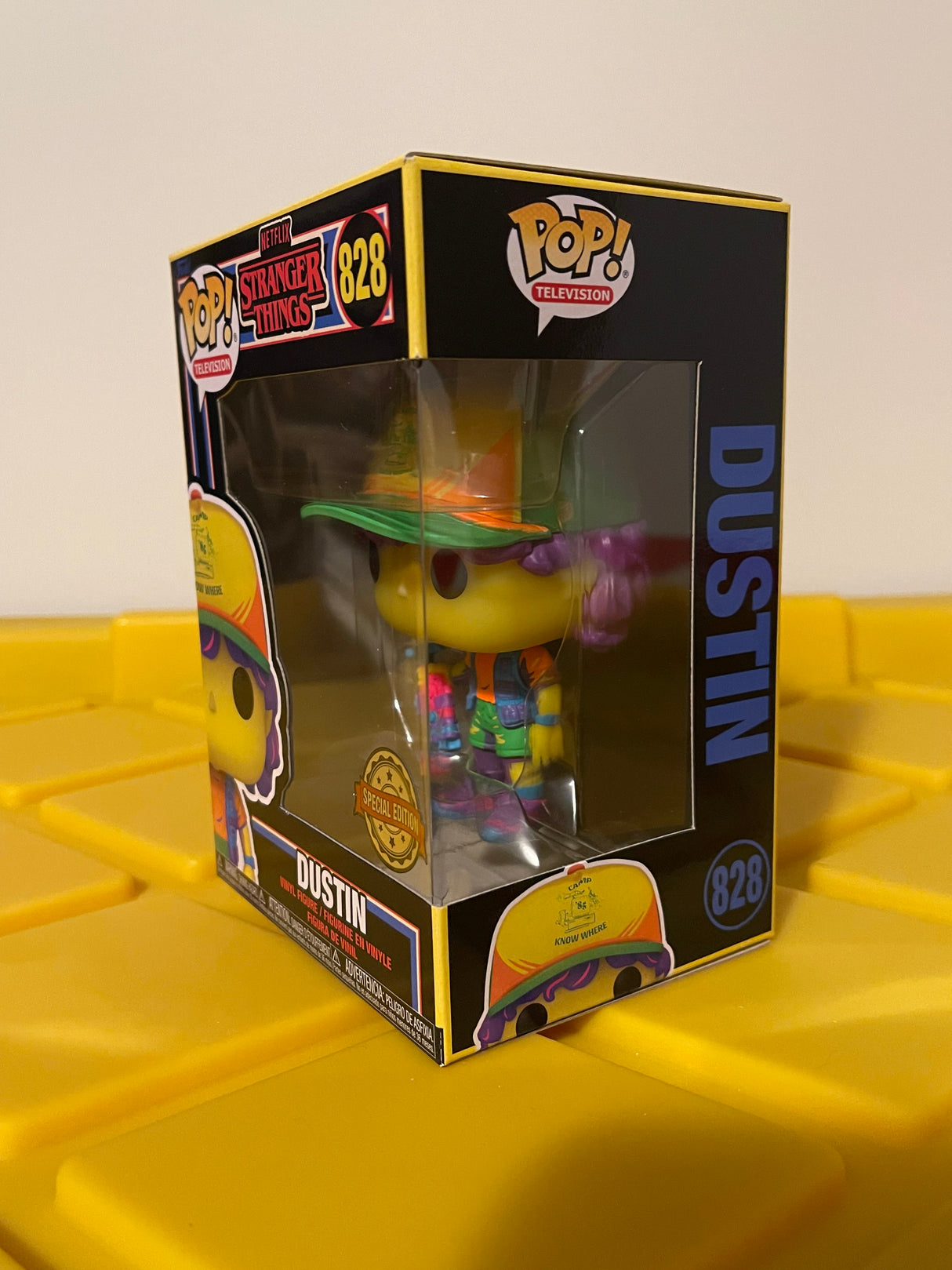 Funko POP! Dustin (Black Light) - Limited Edition Special Edition Exclusive