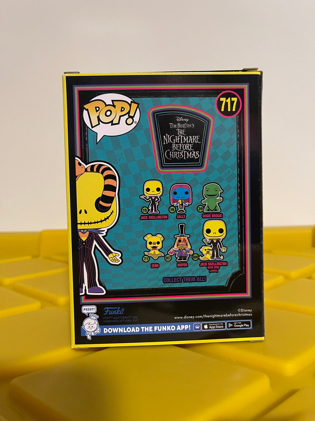 Funko POP! Jack Skellington (Black Light) - Limited Edition Hot Topic Exclusive