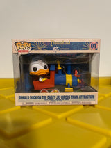 Donald Duck On The Casey Jr. Circus Train Attraction