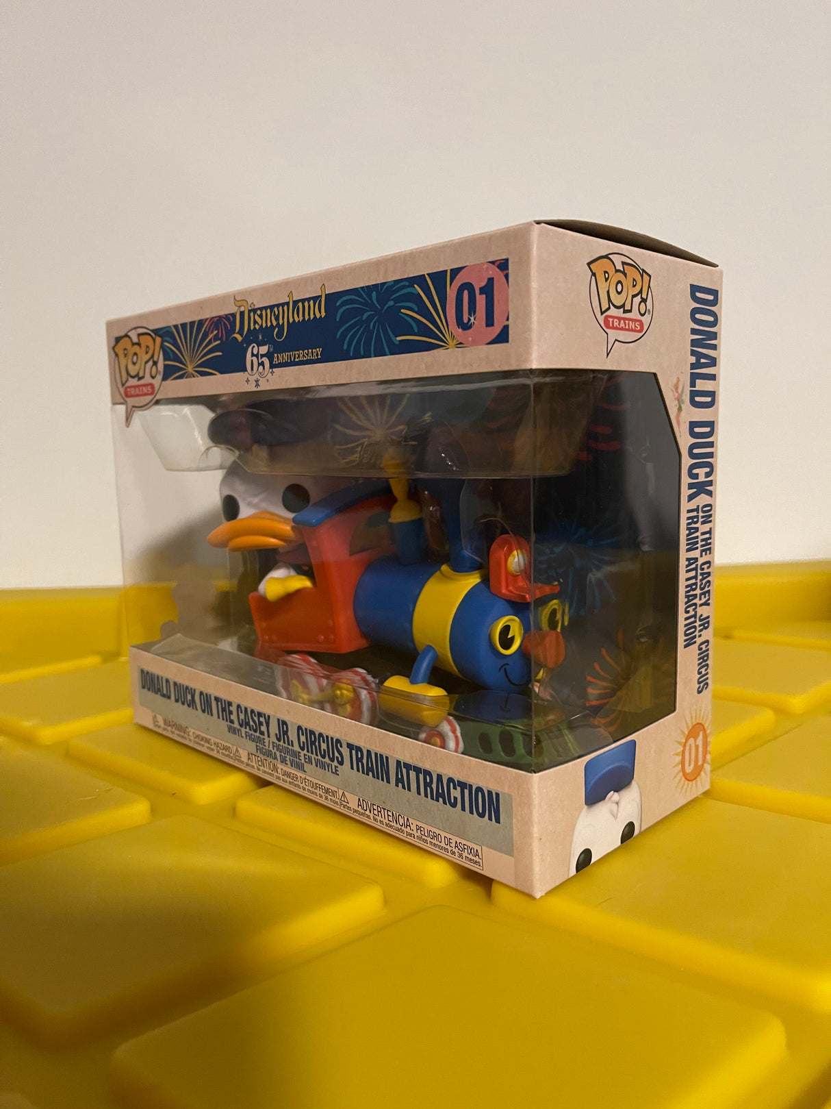 Donald Duck On The Casey Jr. Circus Train Attraction