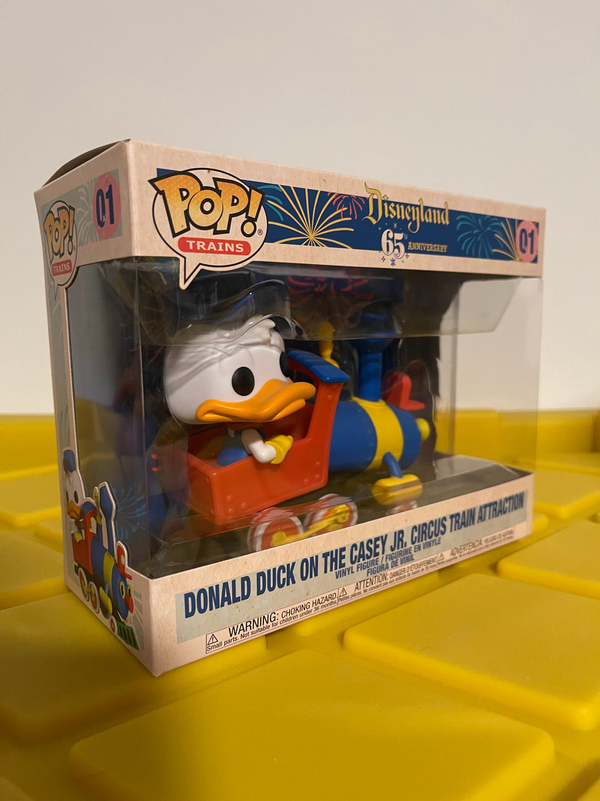 Donald Duck On The Casey Jr. Circus Train Attraction