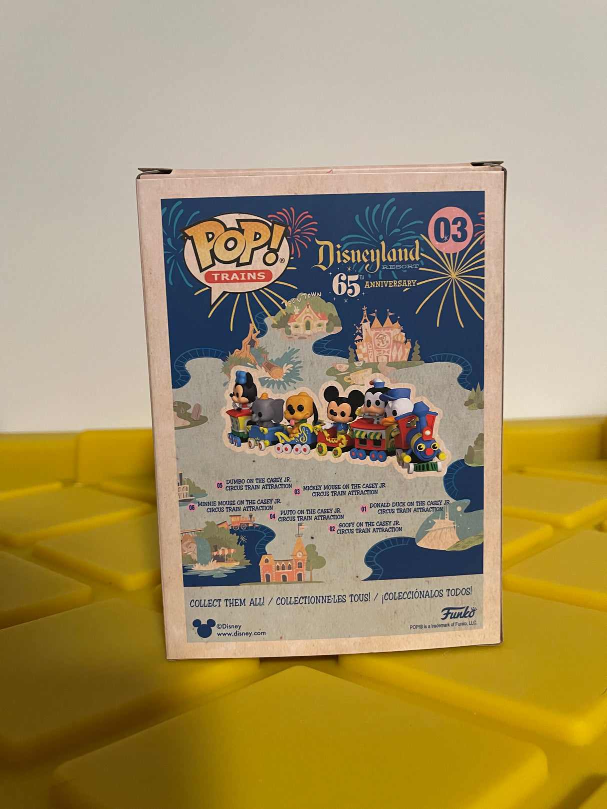 Mickey Mouse On The Casey Jr. Circus Train Attraction