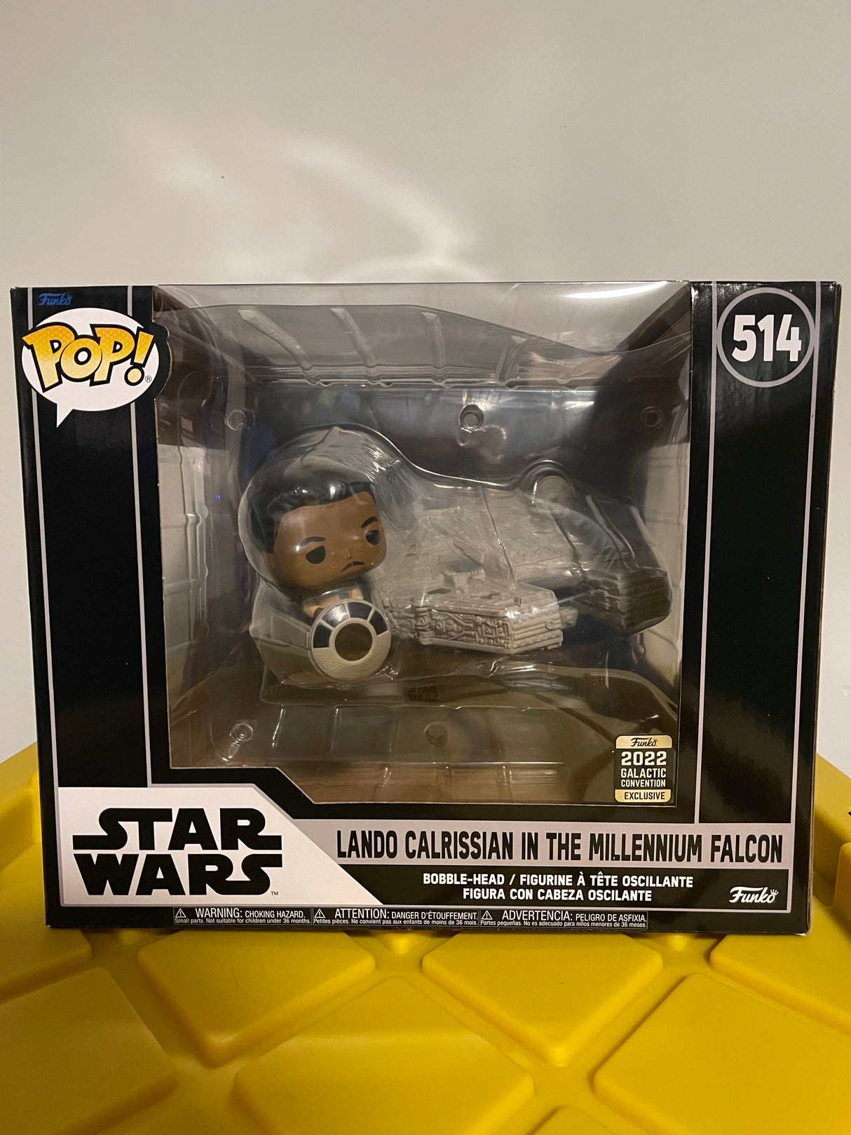 Funko POP! Lando Calrissian In The Millennium Falcon - Limited Edition 2022 Galactic Convention Exclusive