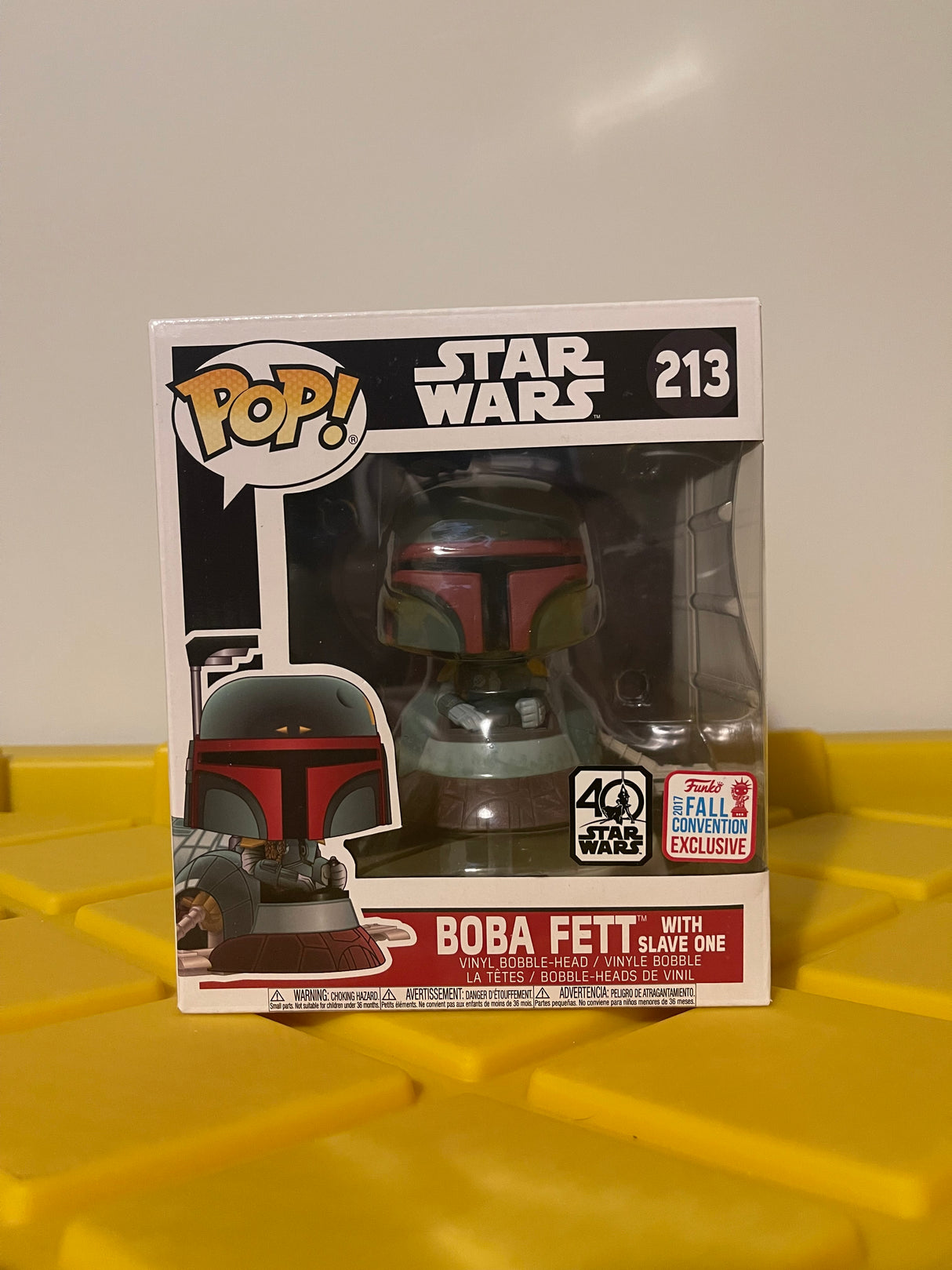 Funko POP! Boba Fett with Slave One - Limited Edition 2017 NYCC Exclusive
