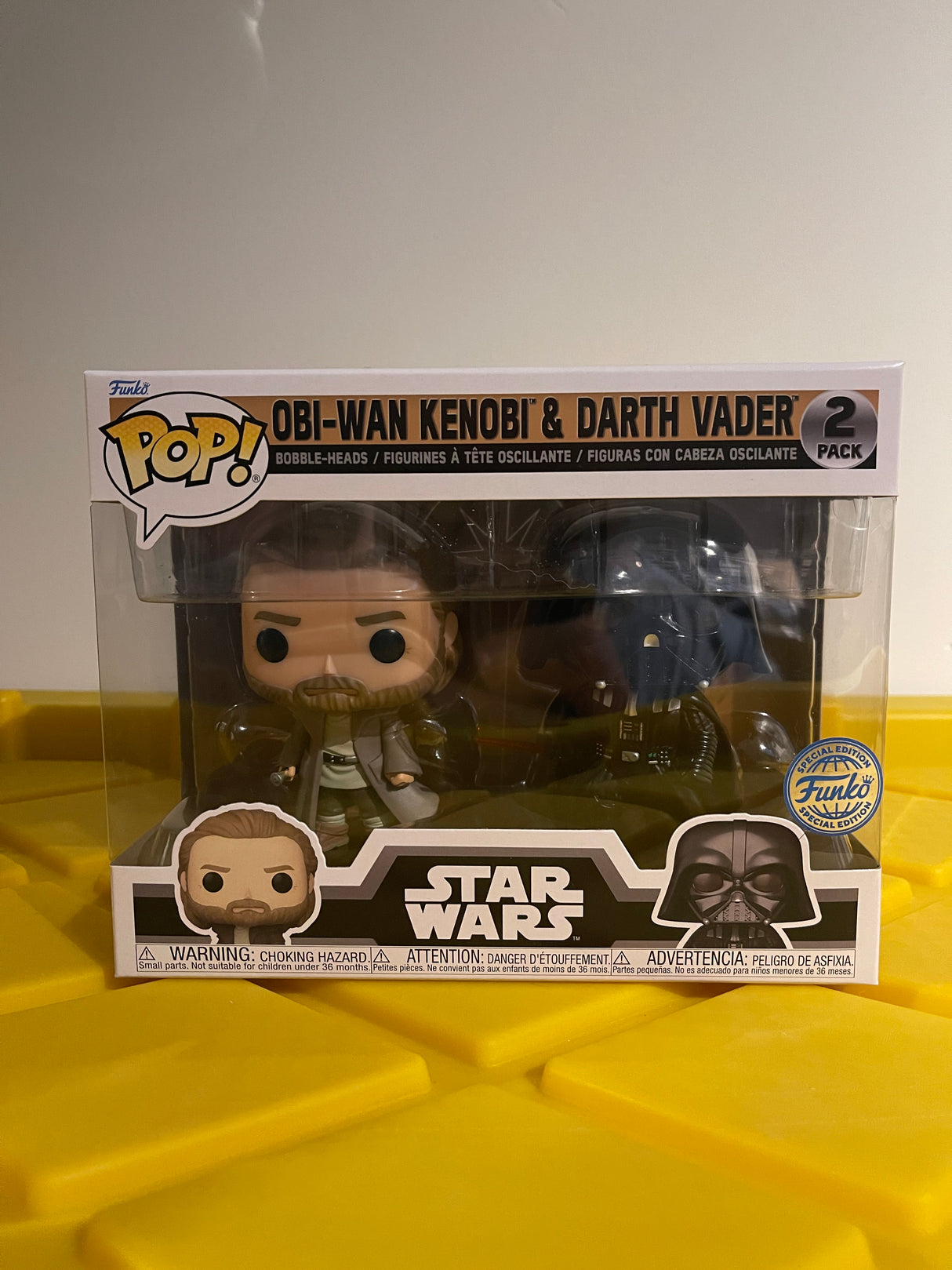 Funko POP! Obi-Wan Kenobi & Darth Vader (2-Pack) - Limited Edition Special Edition Exclusive