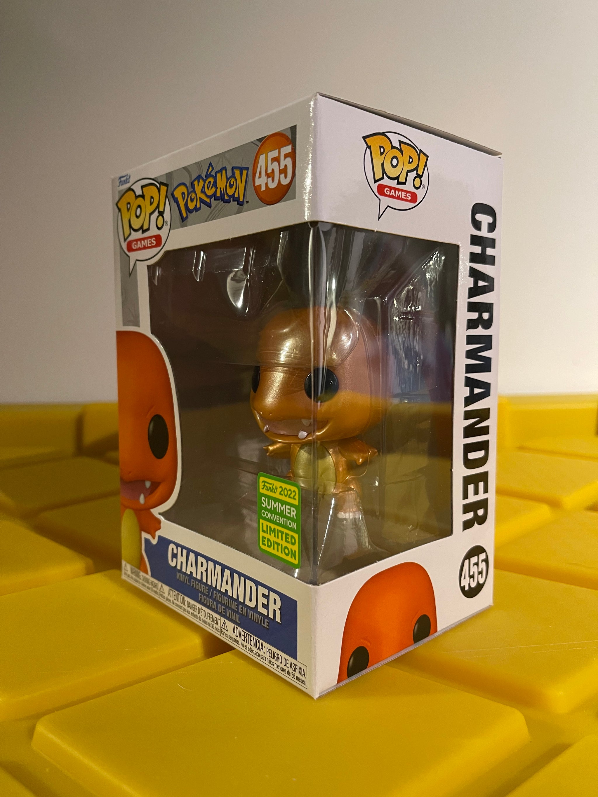 Funko Pop Pokemon Charmander Metallic 2022 hotsell SDCC Exclusive Limited Edition #455