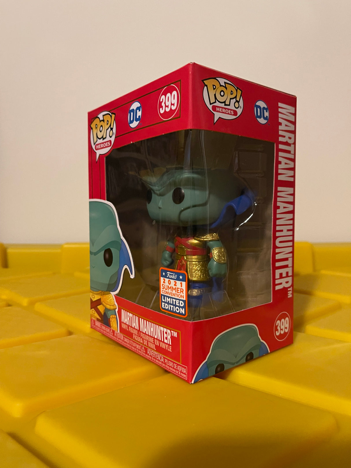 Funko POP! Martian Manhunter - Limited Edition 2021 SDCC (FunKon) Exclusive