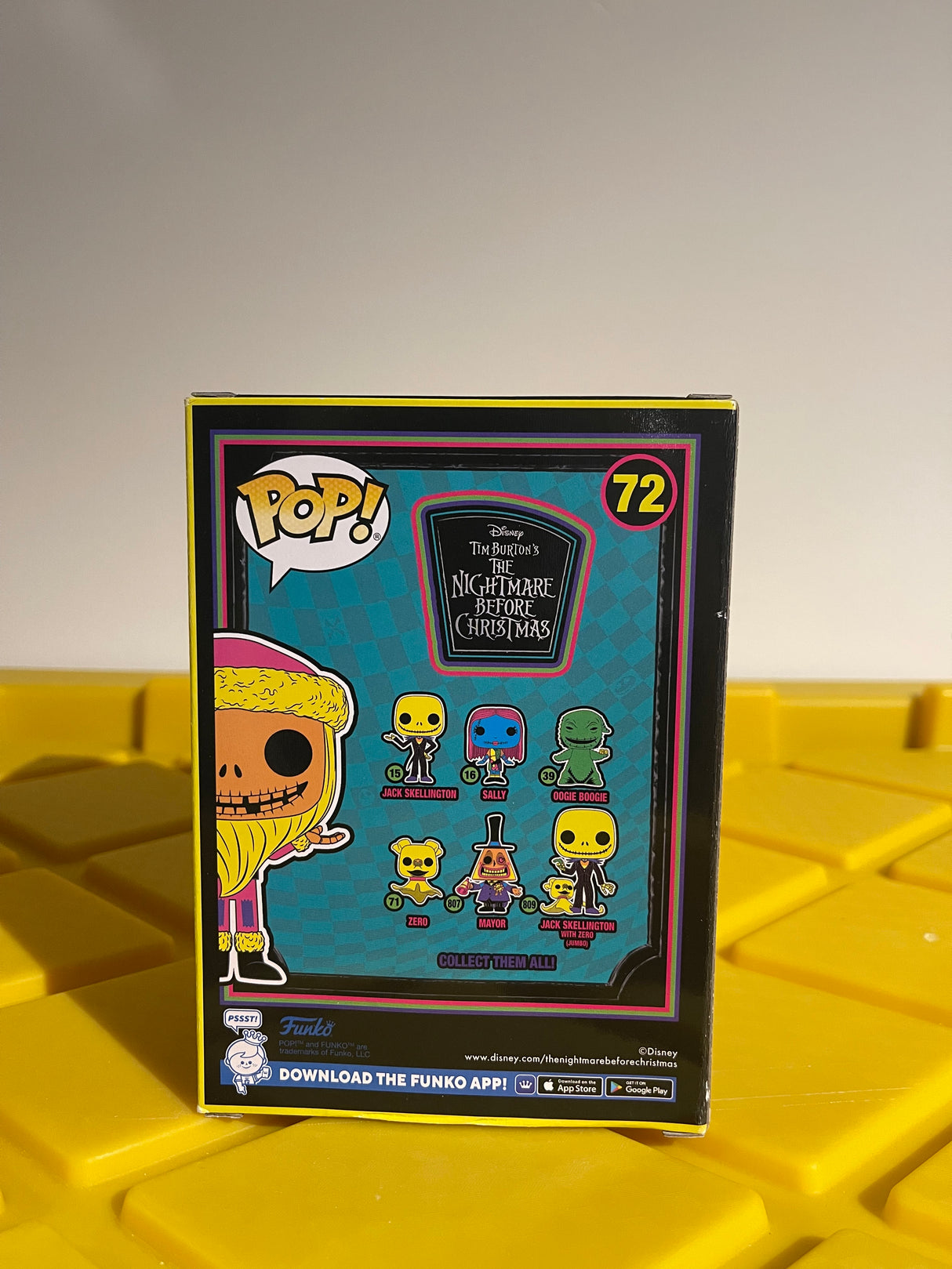 Funko POP! Santa Jack Skellington (Black Light) - Limited Edition Funko Shop Exclusive
