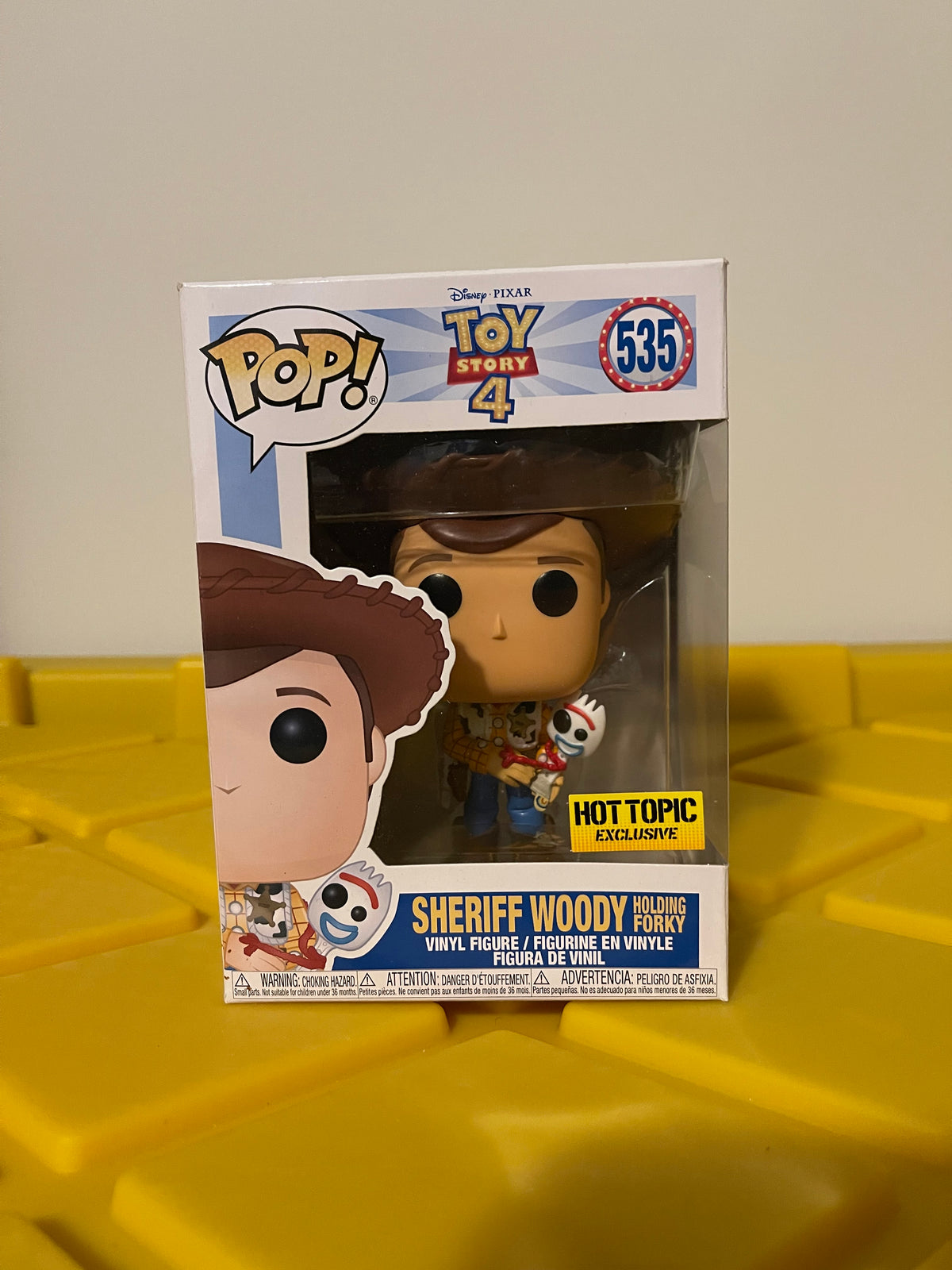 Sheriff Woody Holding Forky - Limited Edition Hot Topic Exclusive