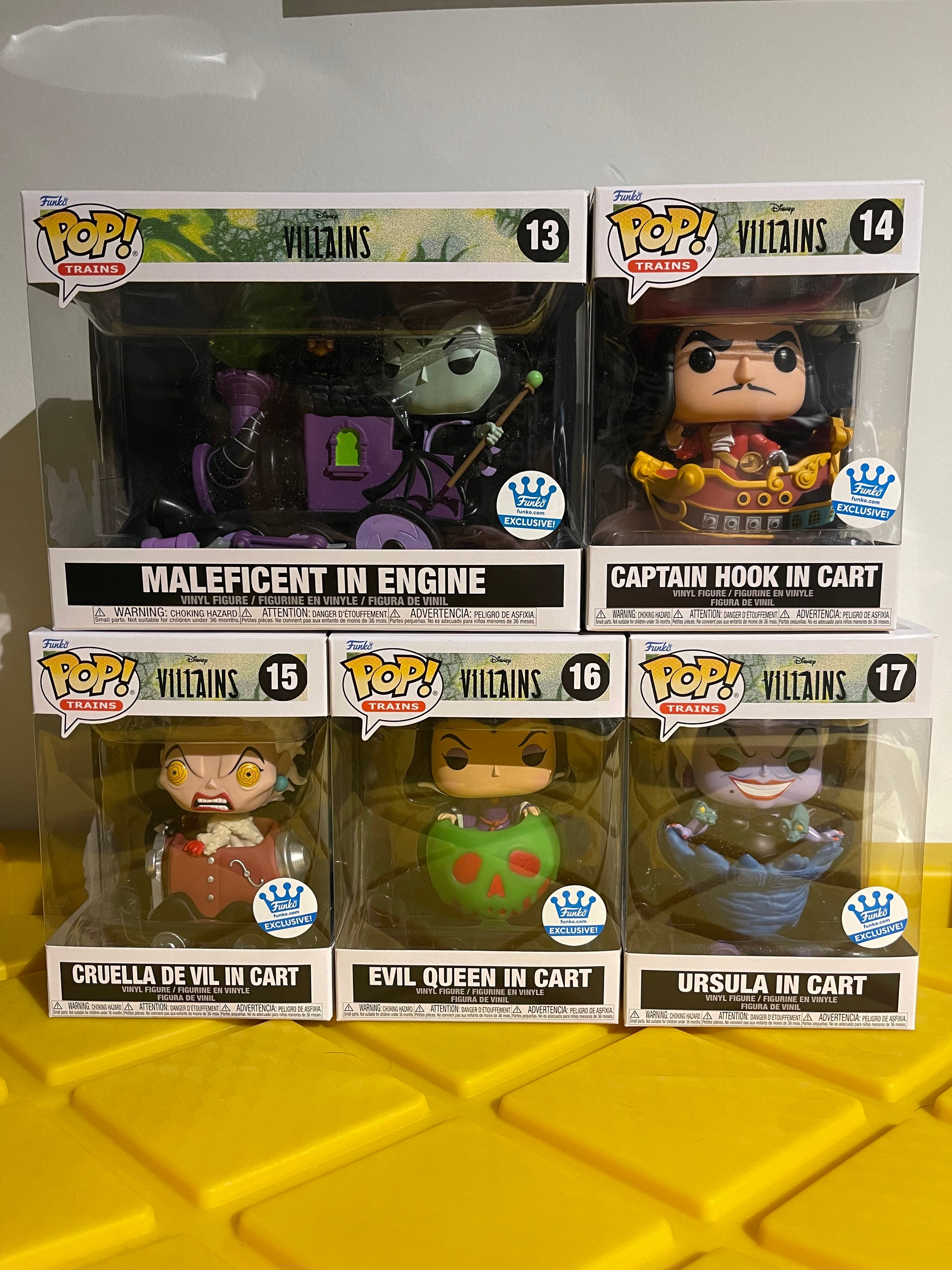 Outlets Funko Pop Disney Villains Train Set Funko Shop Exclusive