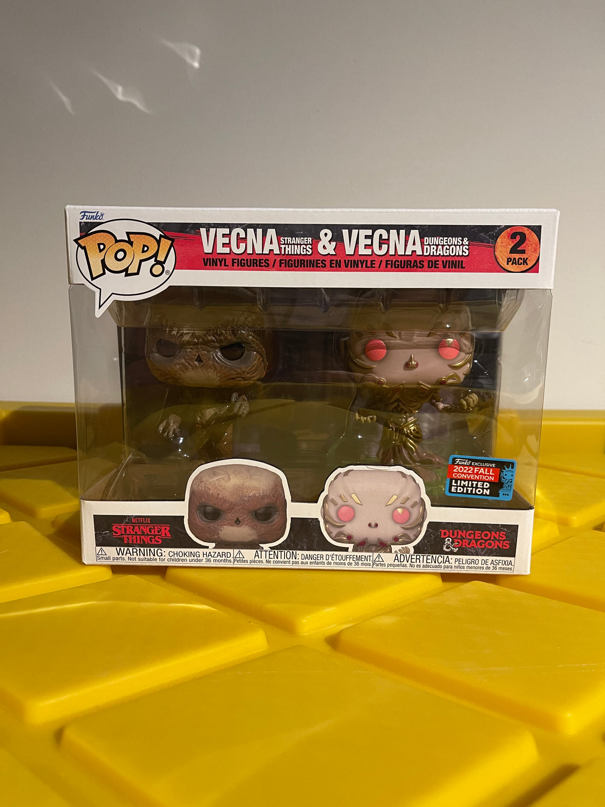 Funko POP! Vecna Stranger Things & Vecna Dungeons & Dragons (2-Pack) - Limited Edition 2022 NYCC Exclusive