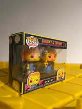 Funko POP! Chucky & Tiffany (Black Light) (2-Pack) - Limited Edition Hot Topic Exclusive