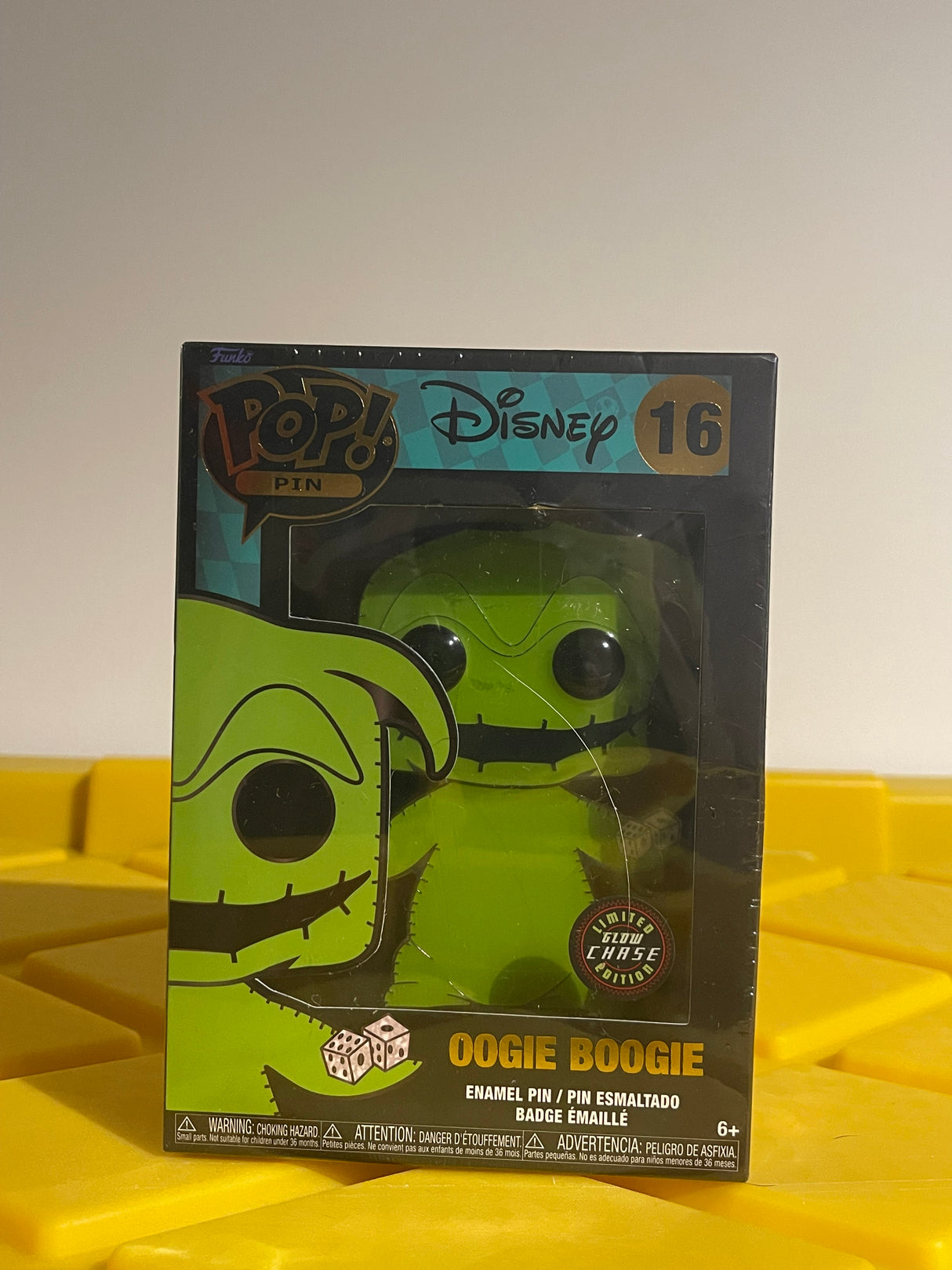 Funko POP! Oogie Boogie (Glow) (Pin) - Limited Edition Chase