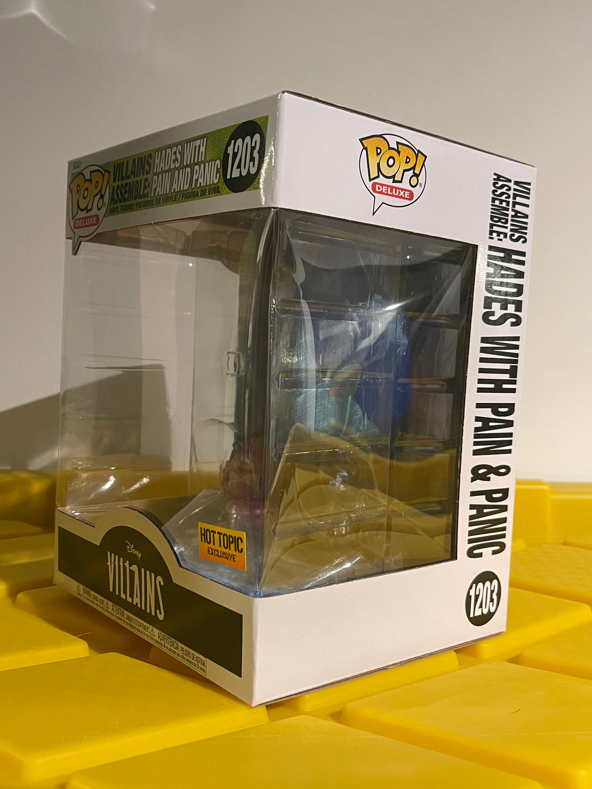 Funko POP! 6" Villains Assemble: Hades with Pain and Panic - Limited Edition Hot Topic Exclusive