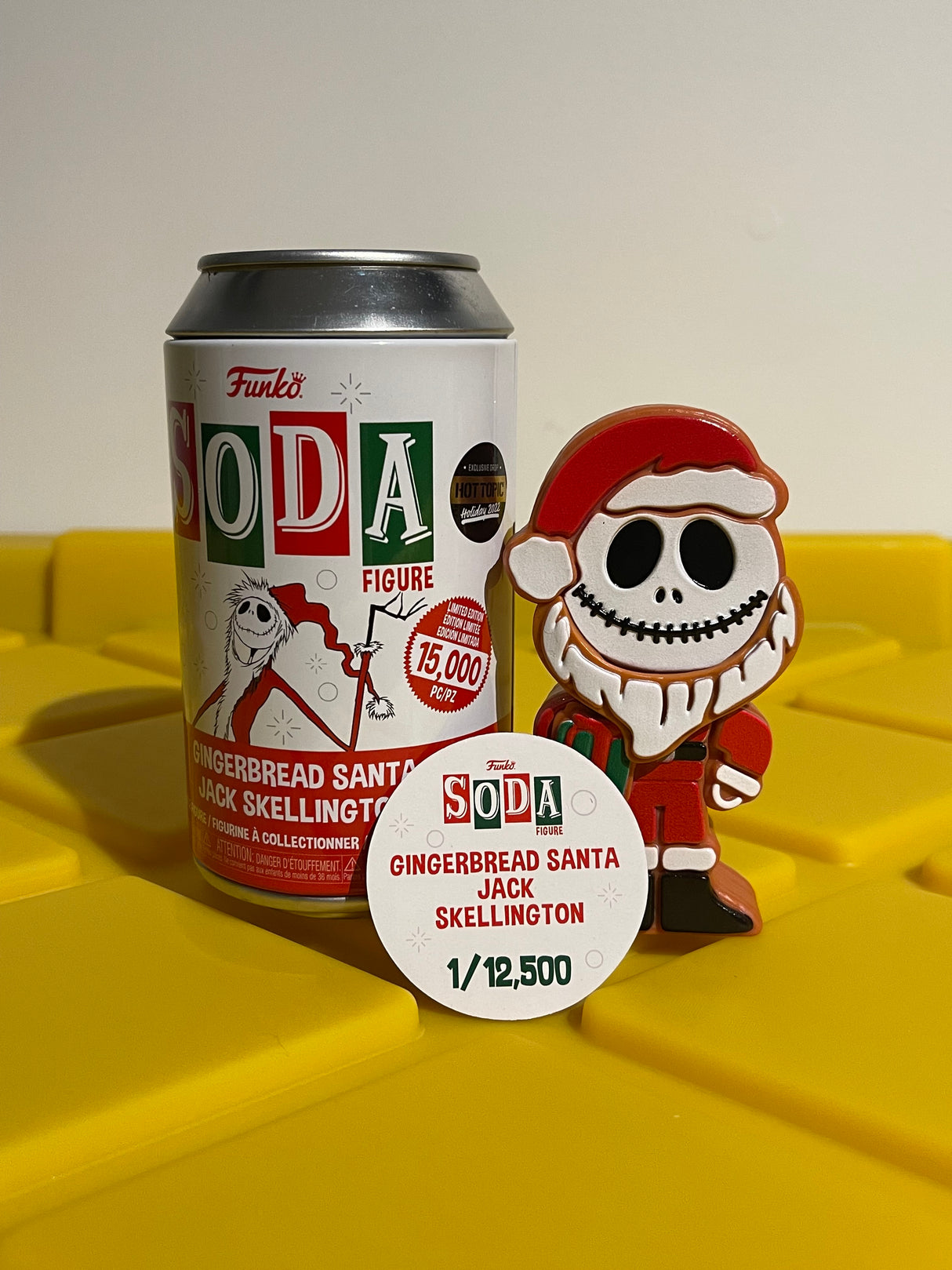 Funko Soda! Gingerbread Santa Jack Skellington - Limited Edition Hot Topic Exclusive