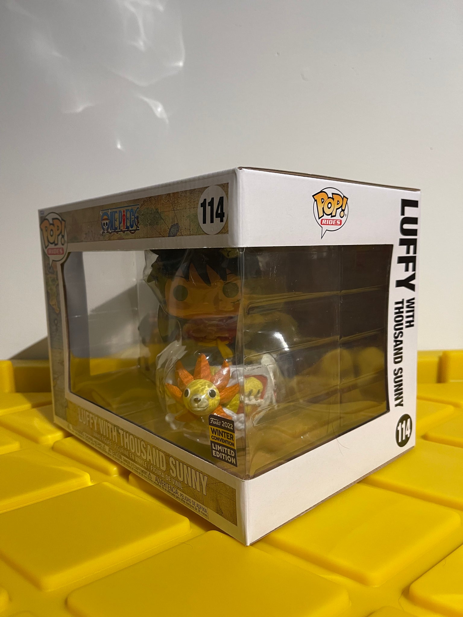 Funko Pop! Rides One Piece Luffy with Thousand Sunny 2022 Winter Convention  Exclusive Figure #114 - US