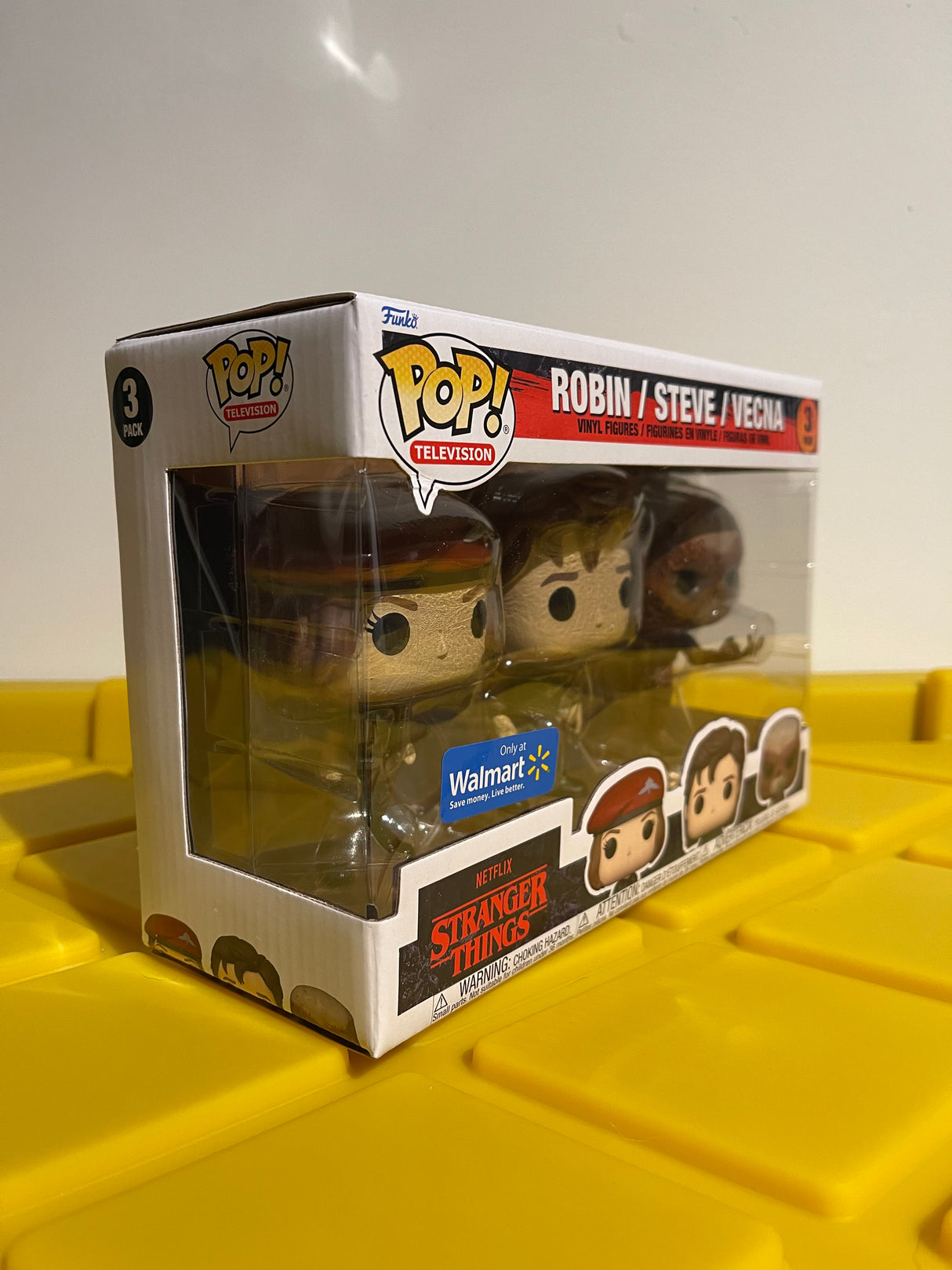 Funko POP! Robin, Steve & Vecna (3-Pack) - Limited Edition Walmart Exclusive