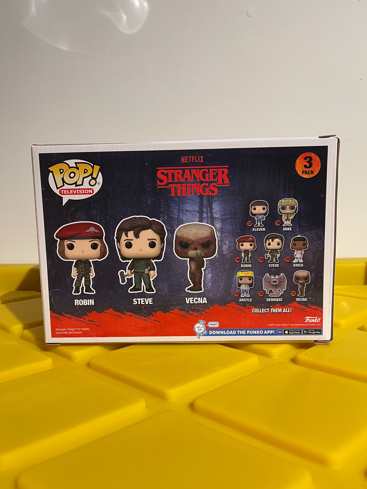 Funko POP! Robin, Steve & Vecna (3-Pack) - Limited Edition Walmart Exclusive