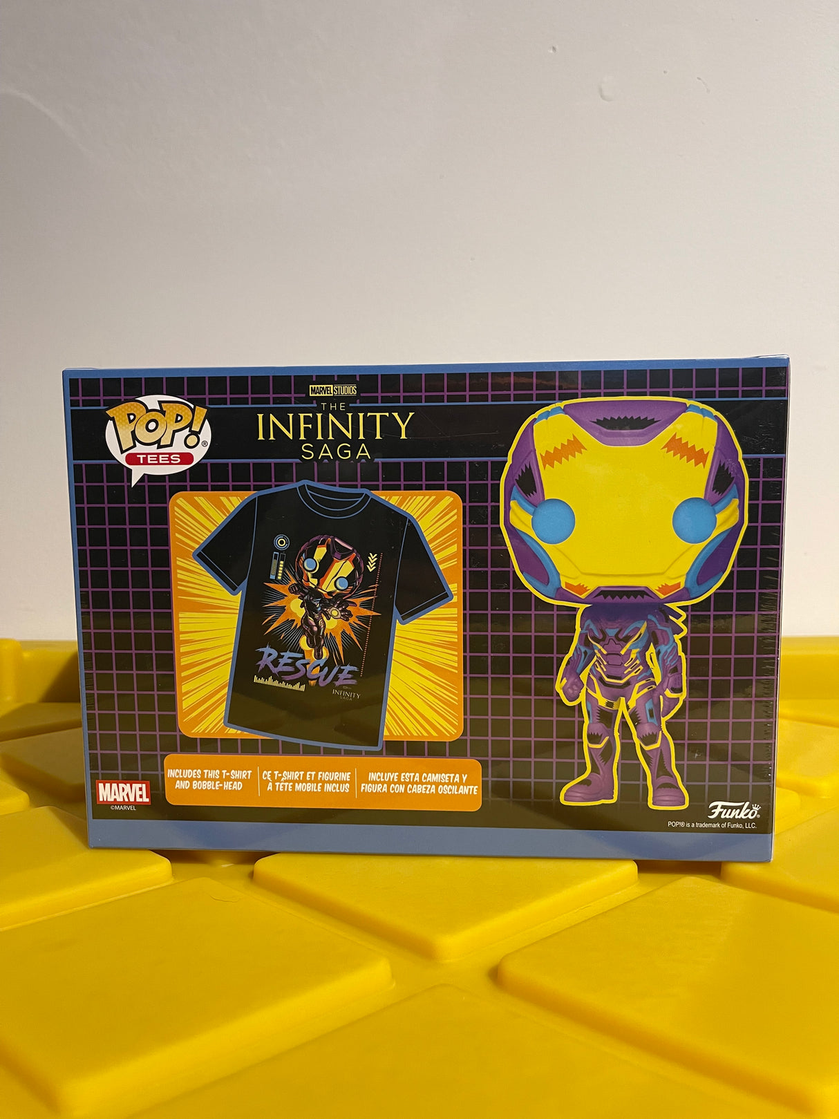 Funko POP! Rescue (with Shirt L) (Black Light) - Limited Edition Special Edition Exclusive