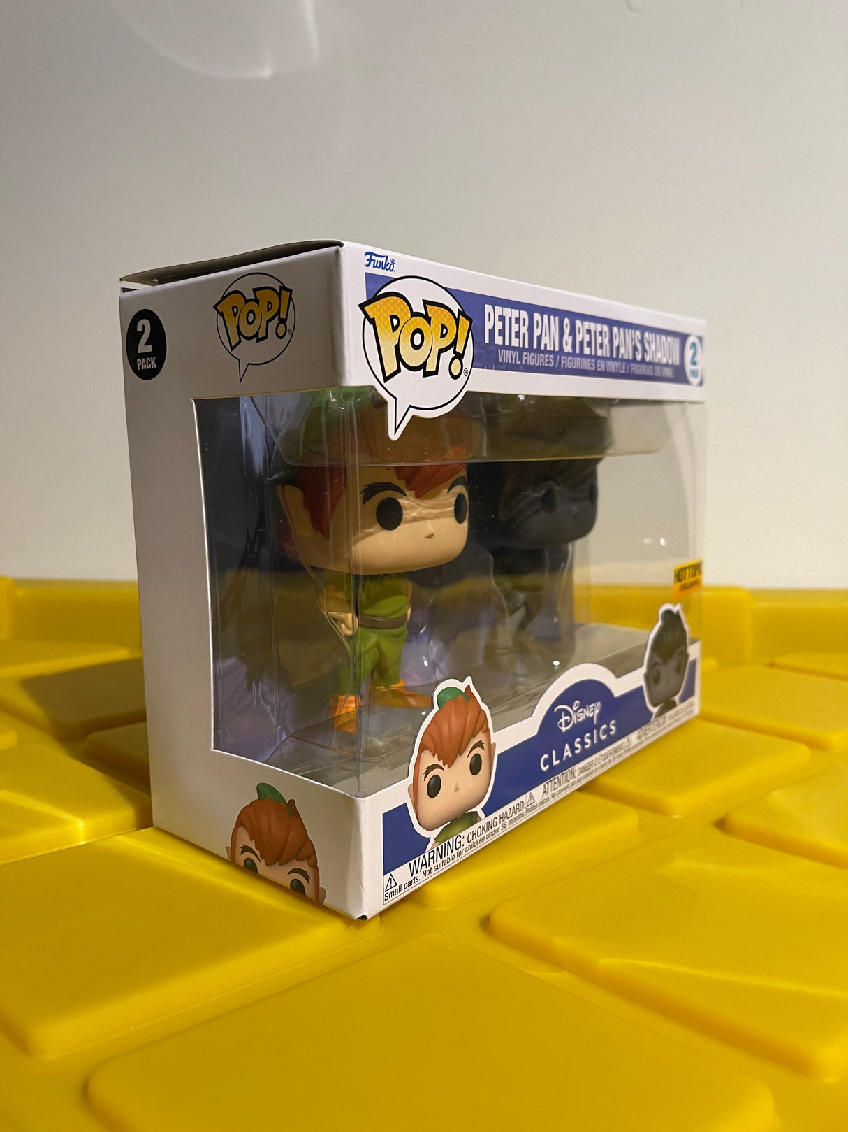 Funko POP! Peter Pan & Peter Pan's Shadow (2-Pack) - Limited Edition Hot Topic Exclusive