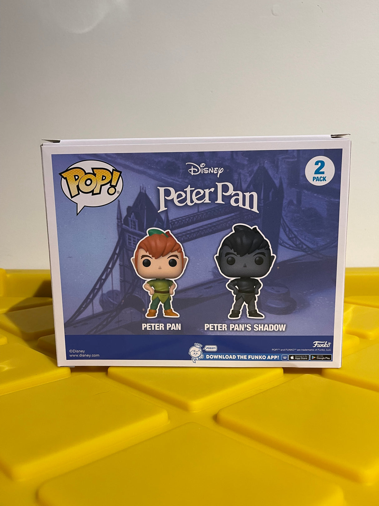 Funko POP! Peter Pan & Peter Pan's Shadow (2-Pack) - Limited Edition Hot Topic Exclusive