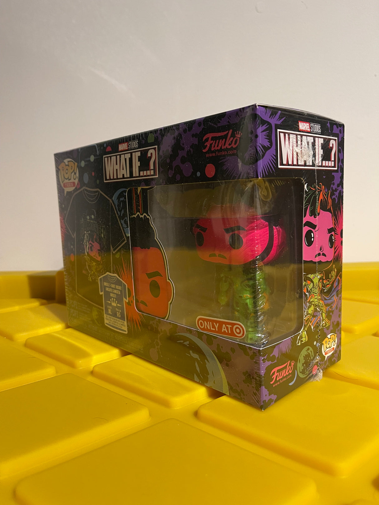 Funko POP! Infinity Killmonger (with Shirt XL) (Black Light) - Limited Edition Target Exclusive