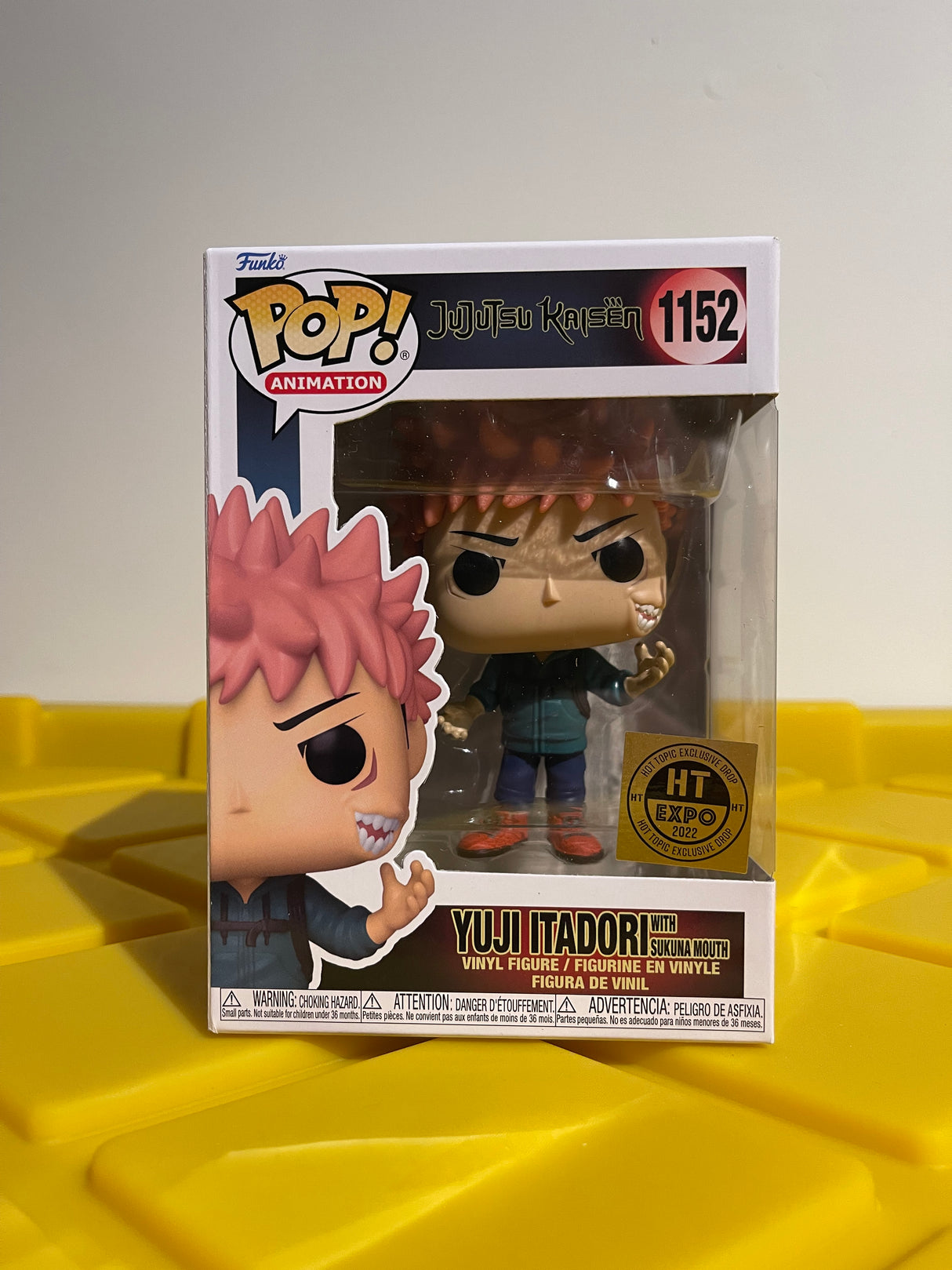 Funko POP! Yuji Itadori with Sukuna Mouth - Limited Edition Hot Topic Expo 2022 Exclusive