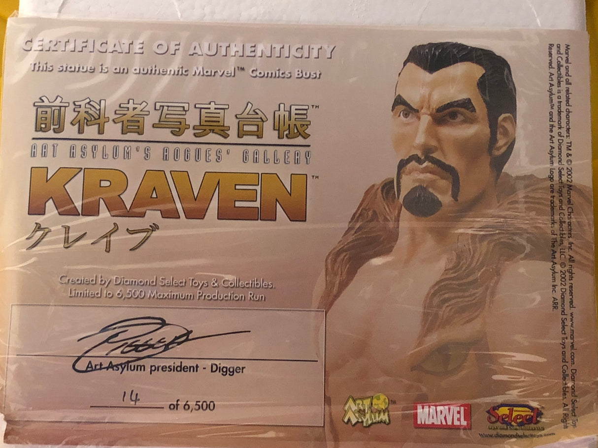 Kraven The Hunter Bust