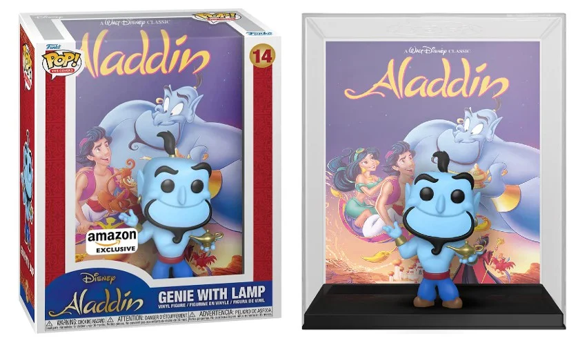 Funko POP! Genie with Lamp (VHS Covers) - Limited Edition Amazon Exclusive