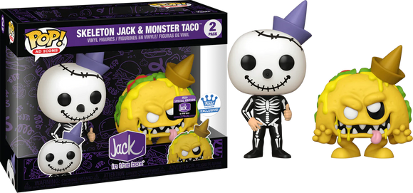 Skeleton Jack & Monster Taco - Limited Edition Funko Shop Exclusive