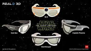 Star Wars 3D Glasses Set of 4